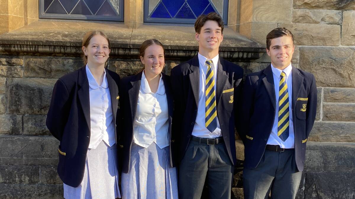 Upper Hunter students at the 2022 National Student Leadership Conference at St Peter's College in Adelaide on Saturday, March 12