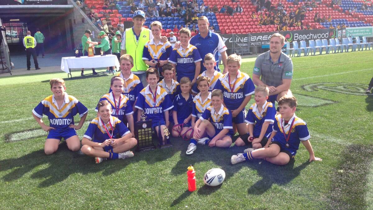 WINNERS ARE GRINNERS: St Mary's Primary School, Scone, won the Open B division.