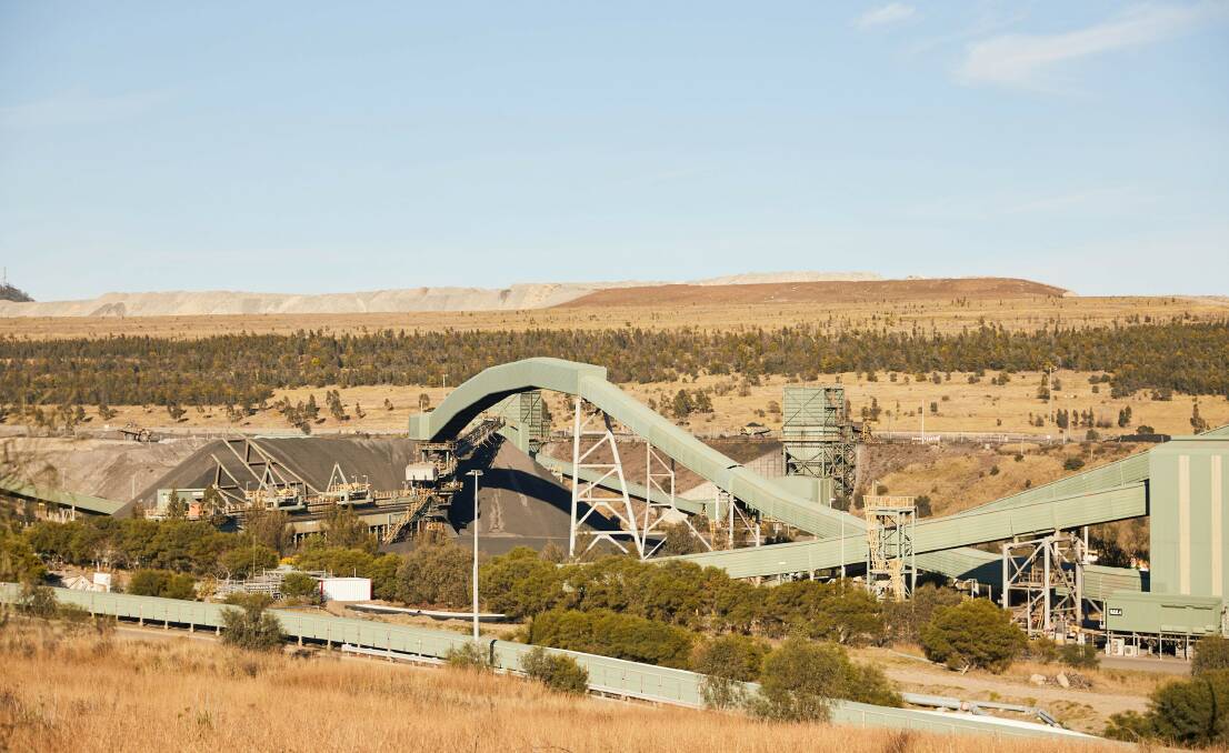 Surface works at BHP's Mount Arthur mine at Muswellbrook. Picture courtesy of BHP