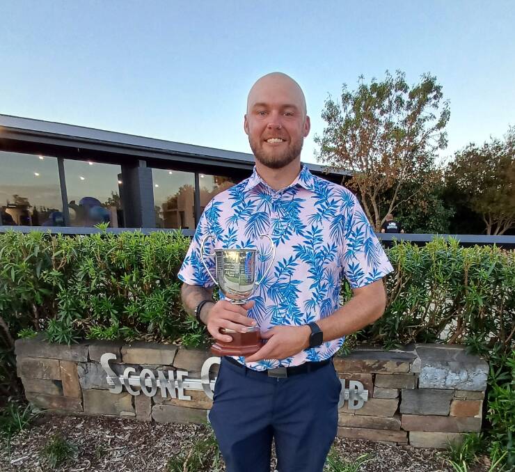 Brodern Adam-Smith played the round of his life to claim the A. G. White Cup. Picture supplied