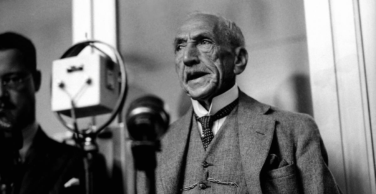 CONTROVERSIAL TIMES: Prime Minister Billy Hughes; push for conscription sparked debate, rallies, protests, brawls and division. 