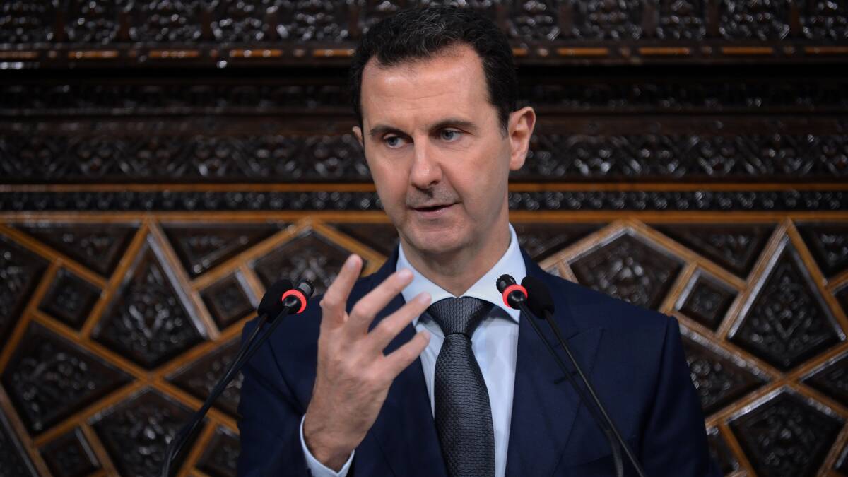 CHEMICAL ATTACK: Syrian president  Bashar al-Assad whose country has been bombed by the US following claims he attacked his own people with chemical weapons.