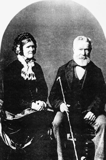 FAMILY REUNION: Thomas and Mary Spencer, who arrived in Australia in September 1841.