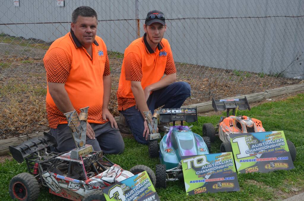 BIG COUP: Upper Hunter Radio Off-road Club vice-president Bernie Blayden and president Jake Herbert are looking forward to hosting the Australian Championships in October.