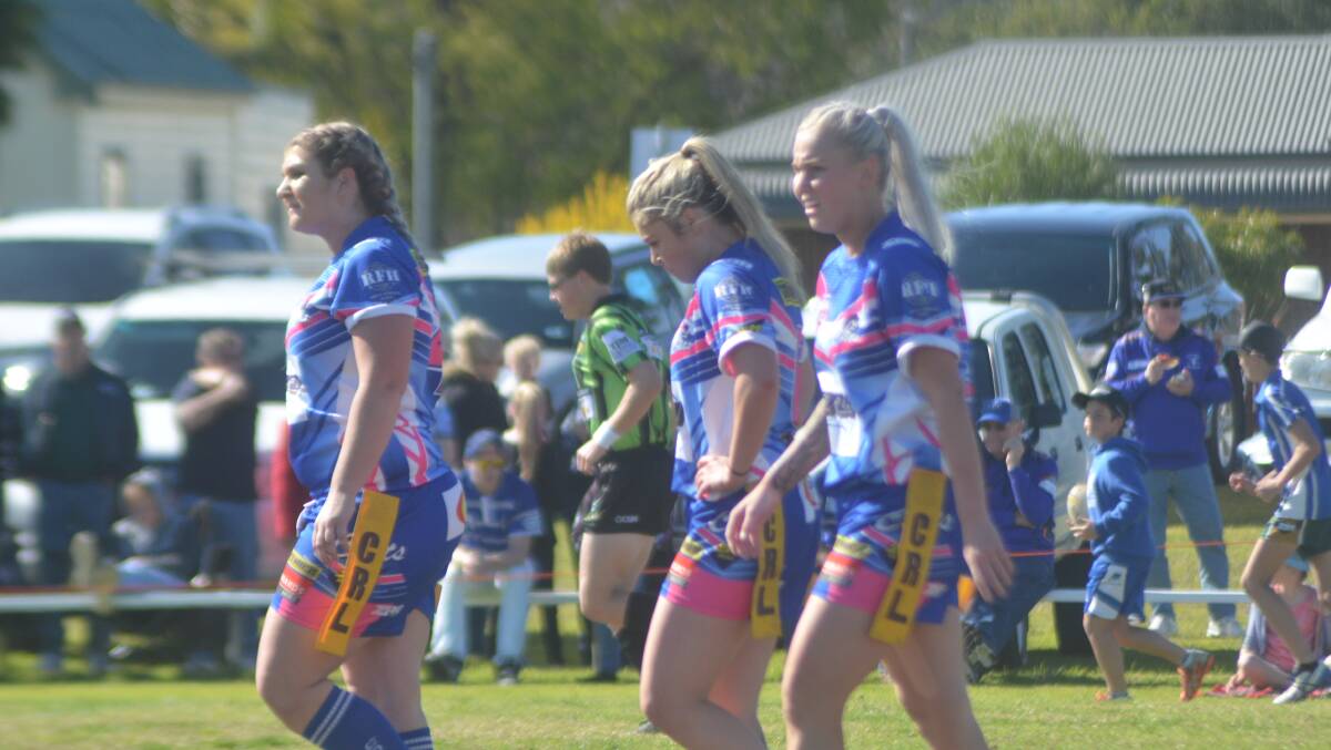 VICTORY:Greta Branxton knocked out Muswellbrook from the women's league tag premiership race at Scone Park on Sunday.