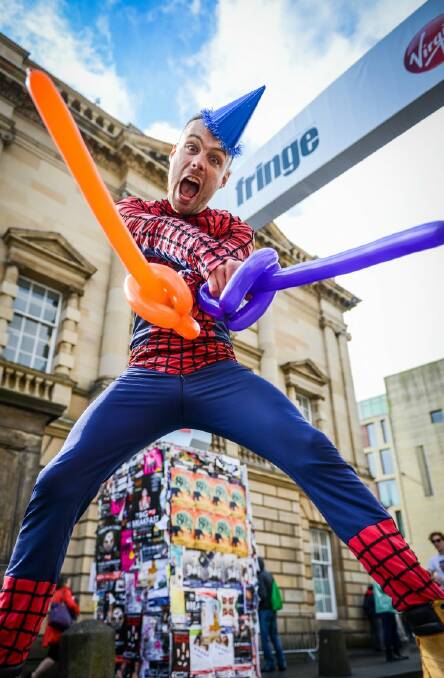 STREET THEATRE: Comedian Sean Murphy, of Kids’ Party Confidential, will be roving through the crowd on the Saturday bringing fun to every corner of the festival. 