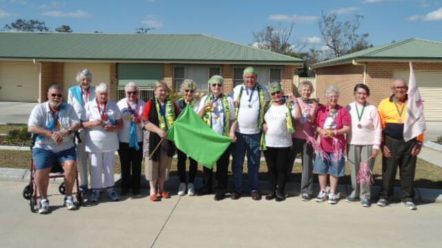 GOLDEN EFFORT: The residents of Merton Court enjoyed their own sporting event, the second annual Village Games.