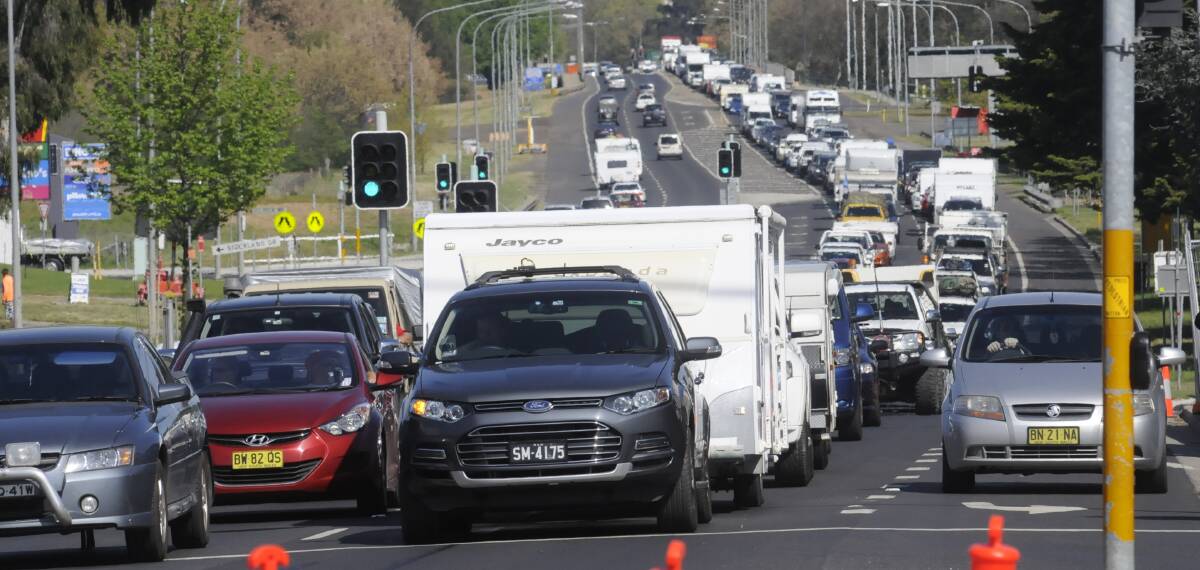 EXPECT DELAYS: Police urge motorists to take care on the roads when as many as 200,000 visitors arrive in the city for the annual Bathurst 1000.