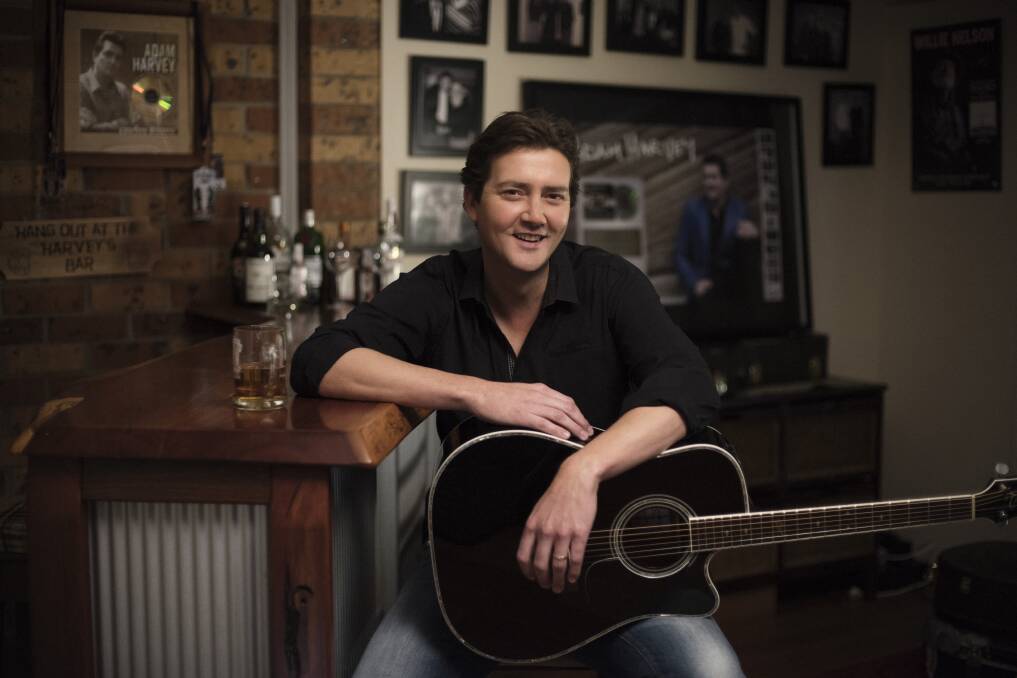 ON TOUR: Country music star Adam Harvey will be visiting Muswellbrook next month.