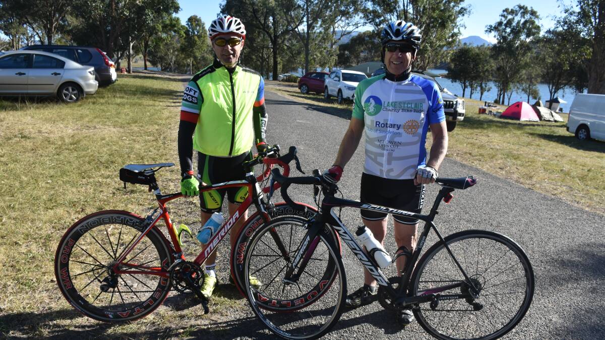 The cold and windy weather didn't stop participants riding for a good cause.