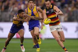 Brodie Smith will make his 250th appearance against the Dockers. (Richard Wainwright/AAP PHOTOS)