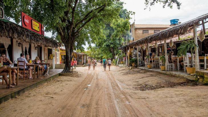 The once sleepy fishing village of Jericoacoara in Brazil is growing in popularity as a tourist destination. Photo: Lucy Piper