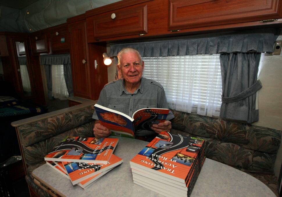 Colin's book is proving popular with both caravanners and armchair travellers. 
Photo by Stephen Archer