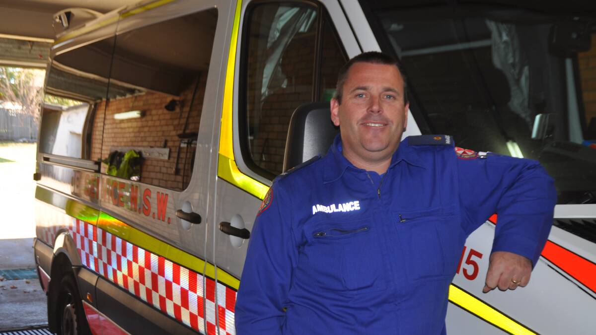 MOST TRUSTED PROFESSION: Scone Ambulance station officer Tim McEwen.