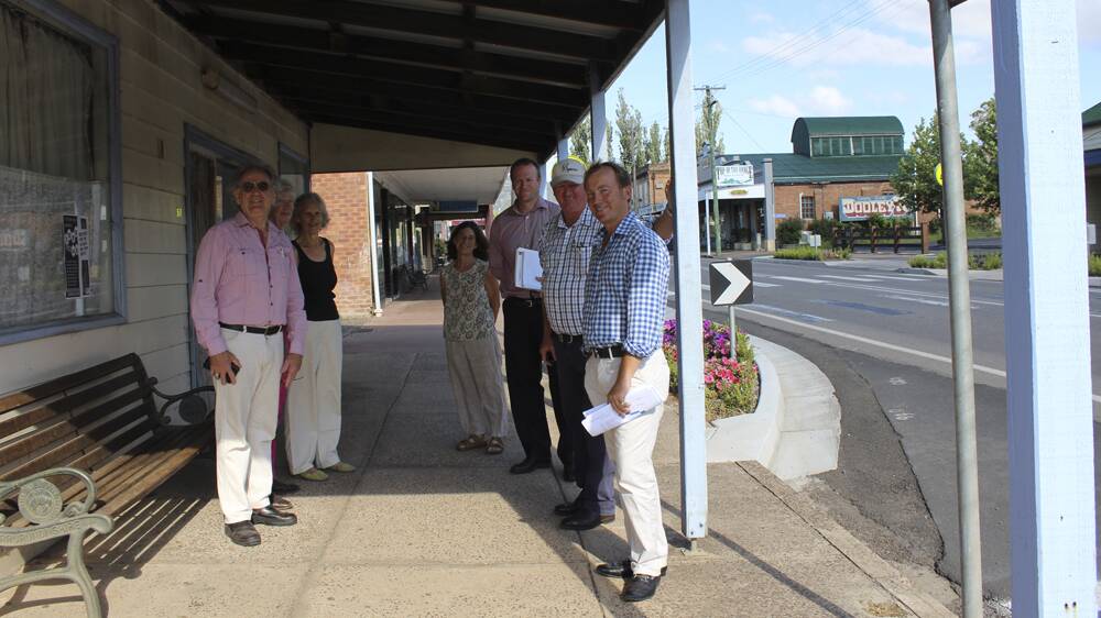 EASY STREET: Upper Hunter Shire Council staff, councillors and residents took a walking tour of Murrurundi last year, as part of the planning to rezone Mayne Street to be more business friendly.