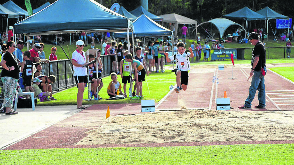 FLYING HIGH: Axul Hourn of Merriwa performed well at regionals, making the finals in the long jump.
