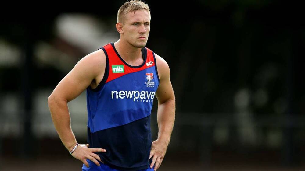 LOOKING FORWARD TO THE TRIP: Newcastle Knights forward Jack Stockwell.