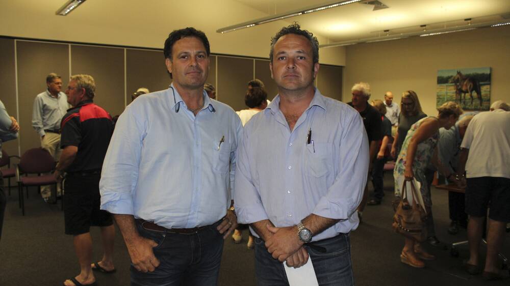 CONCERNED: Upper Hunter Shire mayor Wayne Bedggood and Scone Chamber of Commerce and Industry president Ben Wyndham.