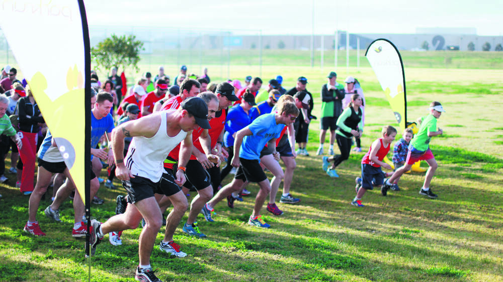 ON YOUR MARKS: The inaugural parkrun swings into gear at Singleton at the weekend.