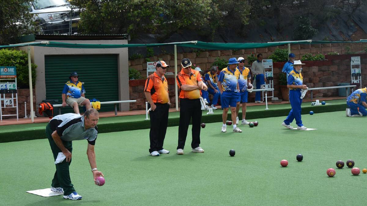 BOWLERS came from across the Upper Hunter to compete in the Ernie Gumbleton Triples competition at Muswellbrook RSL on the weekend.