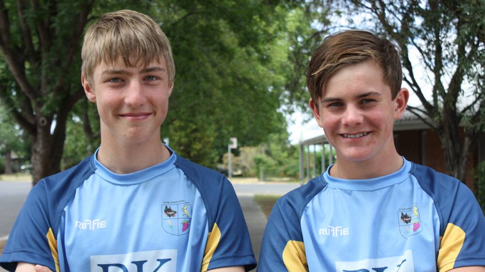 TALENT:  Scone union players, Matt Smart and Conor Edwards, have been selected in the Northern Inland Academy of Sport Under 14s development program.