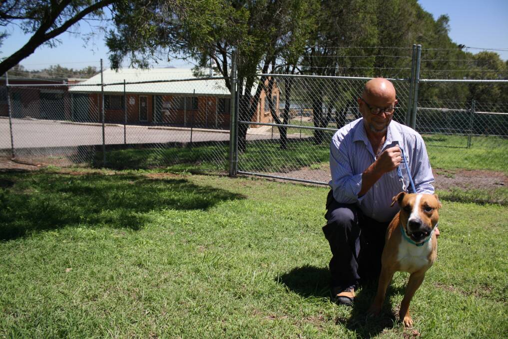 DECEMBER: NEW LEASH ON LIFE: Muswellbrook Animal Shelter's new center coordinator Guy Hull.