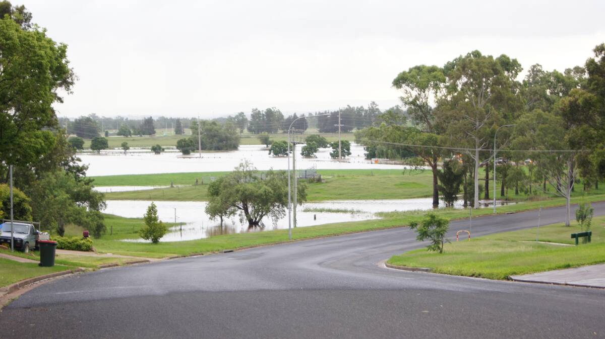 MARCH: THE BIG WET: Singleton’s Acacia Circuit – and neighbouring farm land – felt the full brunt of rising waters in early March which kept SES crews busy..