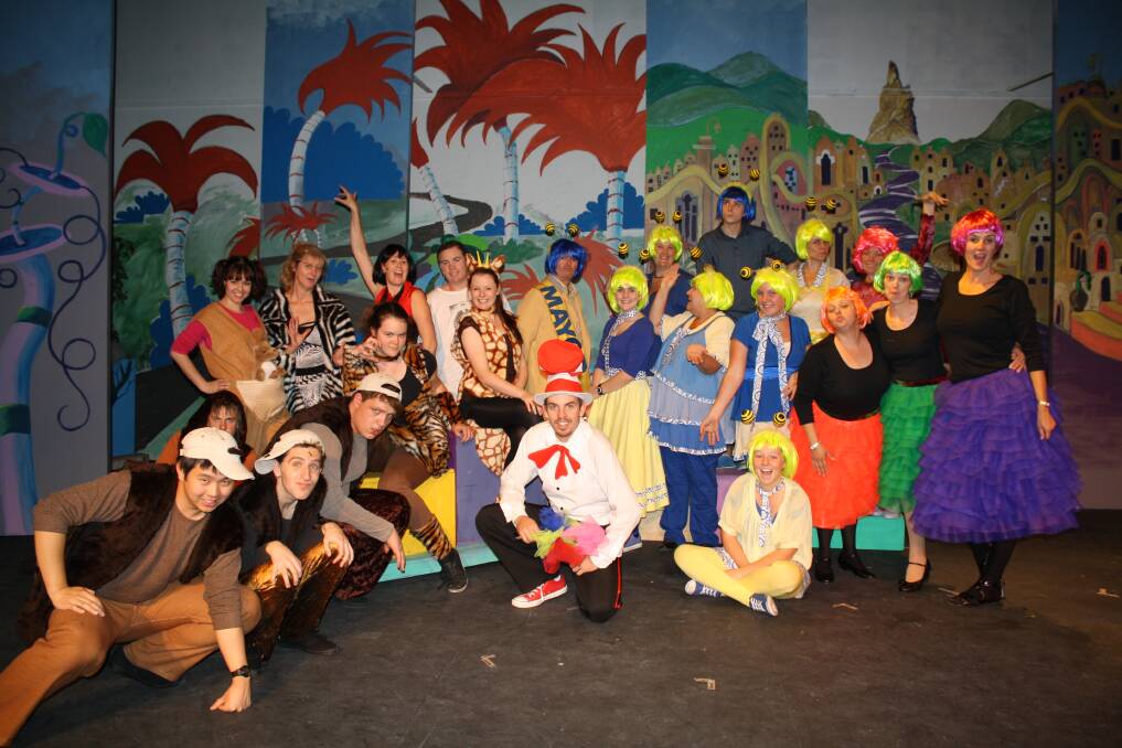 JUNE: COLOURFUL CHARACTERS:The cast of the Singleton Amateur Theatrical Society’s latest production, Seussical.