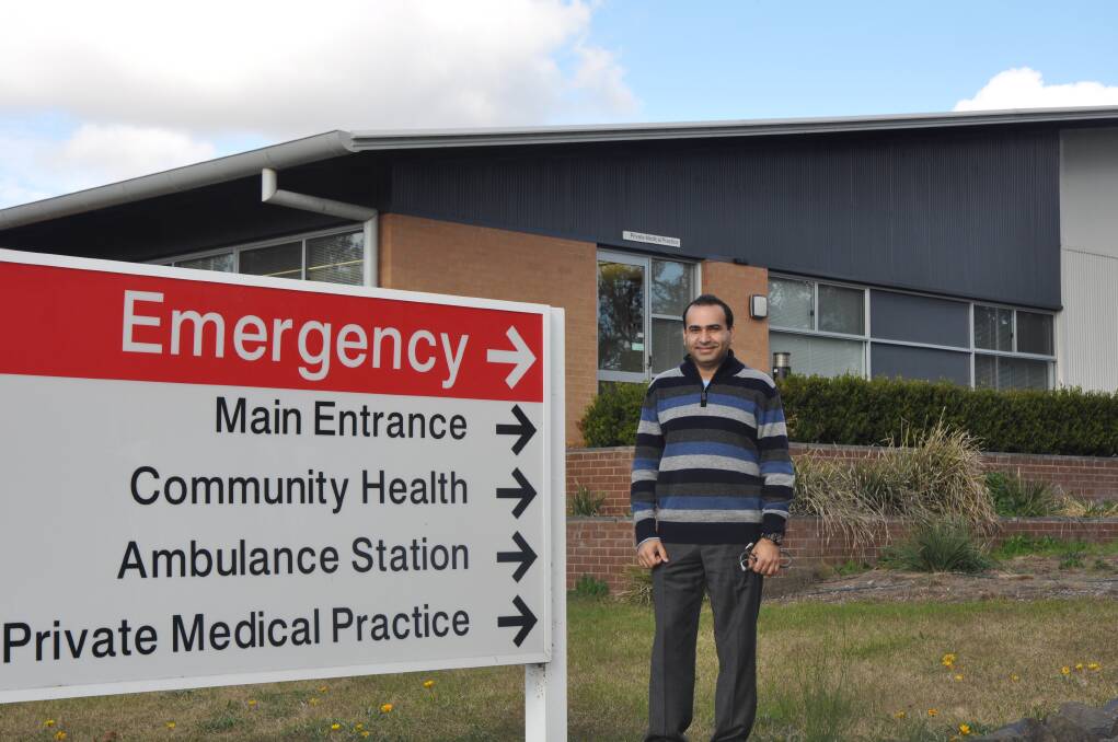 JUNE:ANSWERING THE CALL: Popular GP Noman Jawaad out the front of his new medical practice in Merriwa.