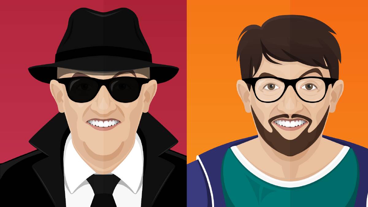 An animated image of ASIO director-general Mike Burgess featuring in its latest online recrutiment drive. Picture: ASIO