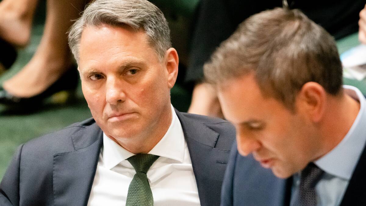 Defence Minister Richard Marles in Parliament. Picture by Elesa Kurtz