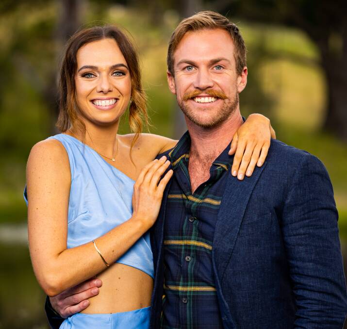 David and Emily said they had fallen for one another on one of the Farmer Wants a Wife finale episodes. Picture courtesy of Channel Seven
