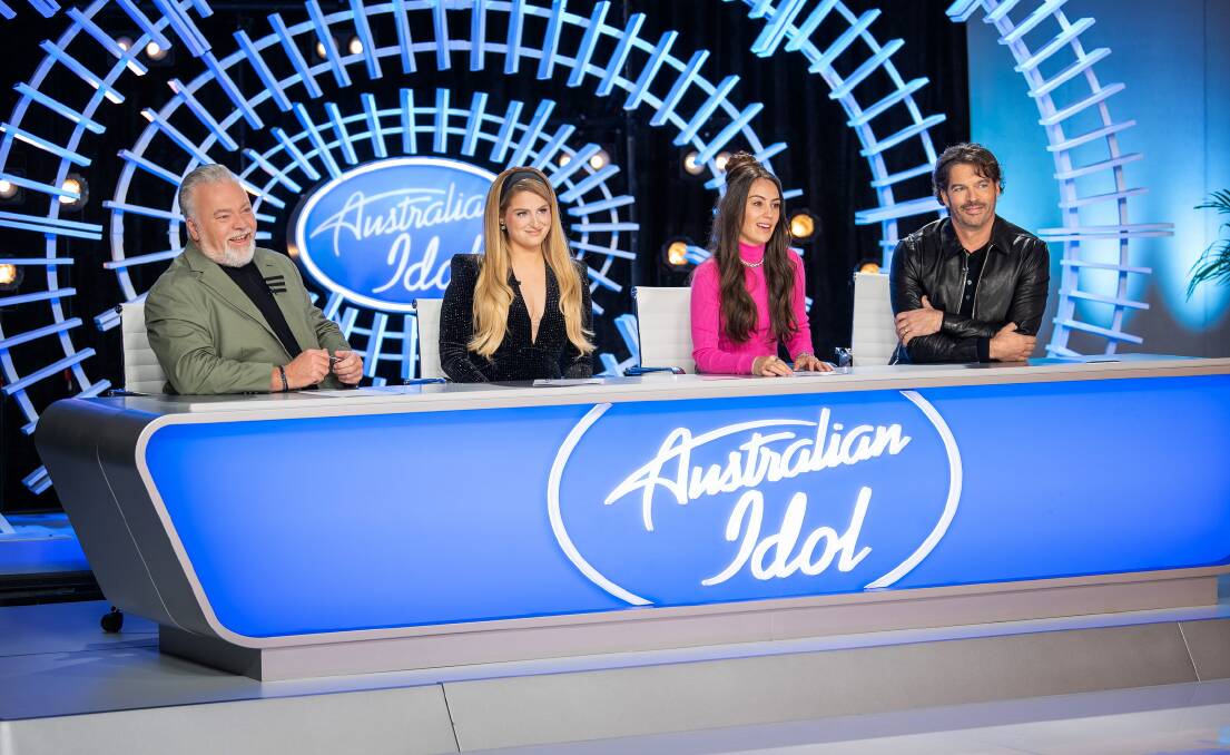 Kyle Sandilands, Meghan Trainor, Amy Shark and Harry Connick Junior will judge this year's contestants on Australian Idol. Picture supplied. 