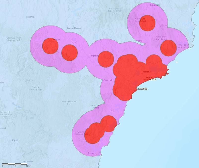 Varroa mite emergency zone map. Source: NSW DPI