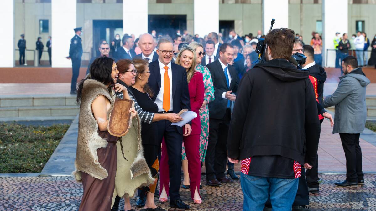 Prime Minister Anthony Albanese at the opening of the 47th Parliament. Picture by Elesa Kurtz