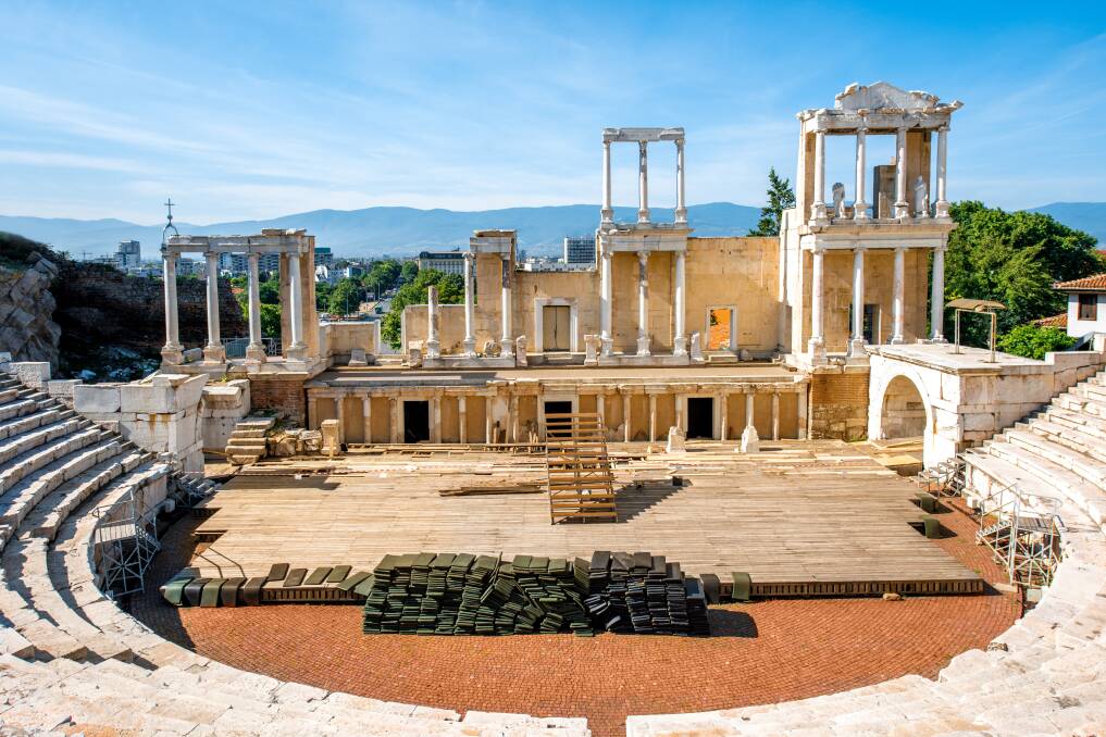 Roman ruins in Plovdiv. Picture: Shutterstock Roman ruins in Plovdiv. Picture: Shutterstock