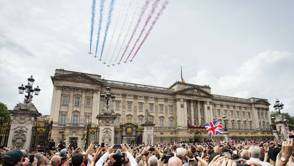 Celebrations at Buckingham Palace. Picture: Visit Britain/Tom Weightman