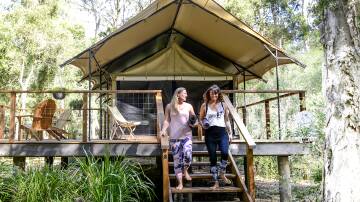 Paperbark Camp at Jervis Bay is staging winter wellness retreats.