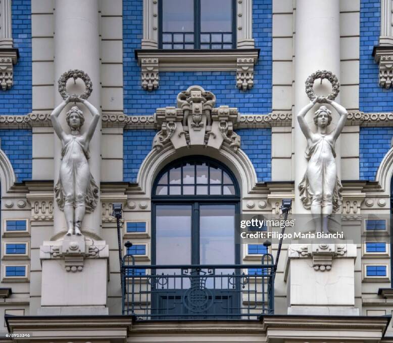 Riga art nouveau.Picture: Getty Images Riga art nouveau.Picture: Getty Images
