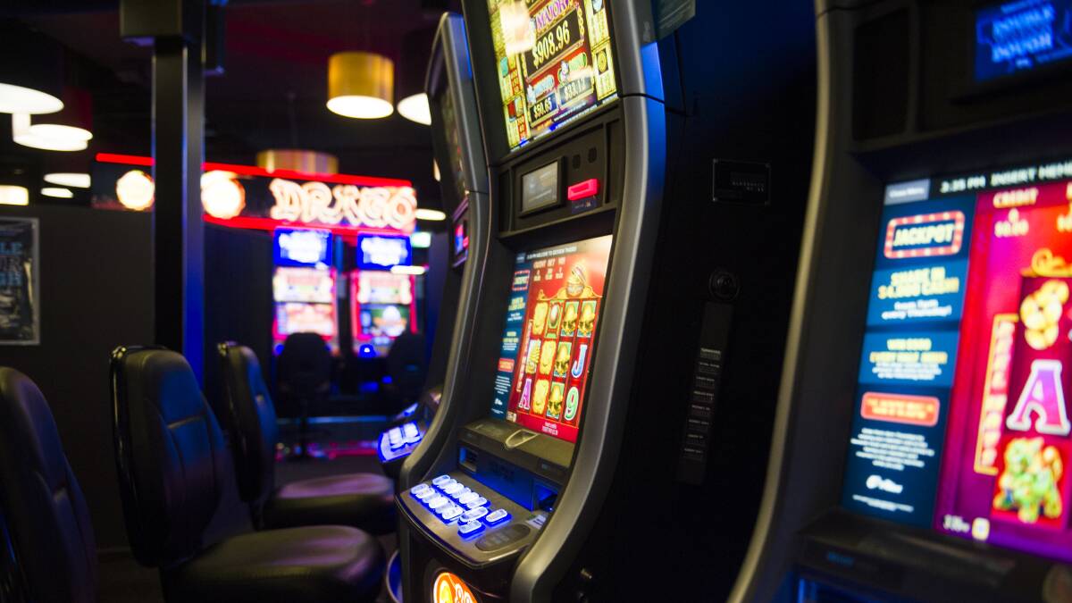 A file picture of poker machines. 18- to 24-year-olds in NSW are the most likely to have played a poker machine in the past 12 months. Picture file