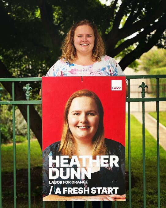 Heather Dunn, 28, Labor's candidate for Orange in the 2023 NSW election. Picture supplied