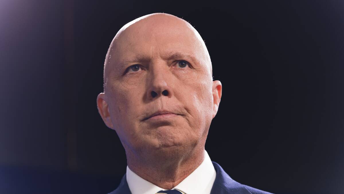 Peter Dutton warns the inquiry could be a 'political get square' with Scott Morrison. Picture: Keegan Carroll