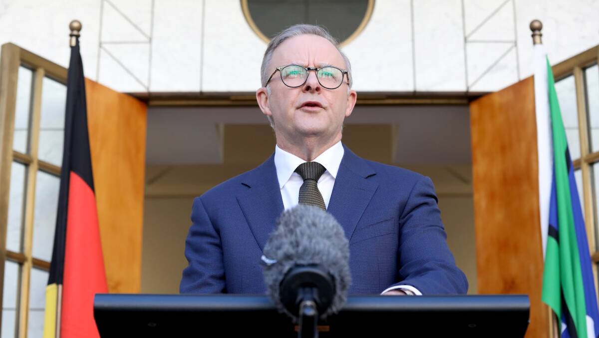 Anthony Albanese has promised a referendum on the republic in his second term. Picture: James Croucher