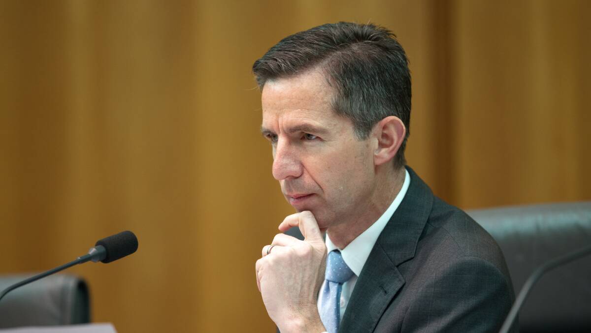 Simon Birmingham has called for Magnitsky-style sanctions on Chinese officials. Picture by Sitthixay Ditthavong