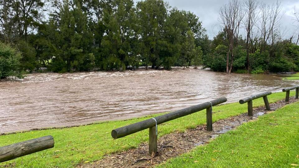 Photos of flood waters in the Upper Hunter Shire on Friday November 26