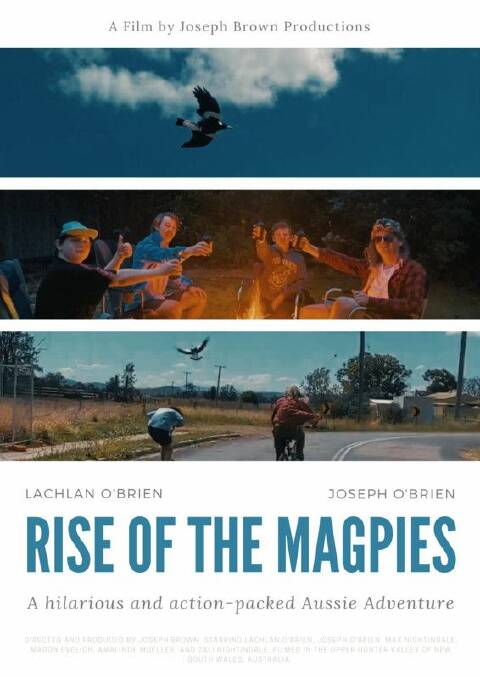 ATTACK: A poster for the film 'Rise of the Magpies' submitted by Aberdeen filmmaker Joseph Brown. Supplied: BHFF
