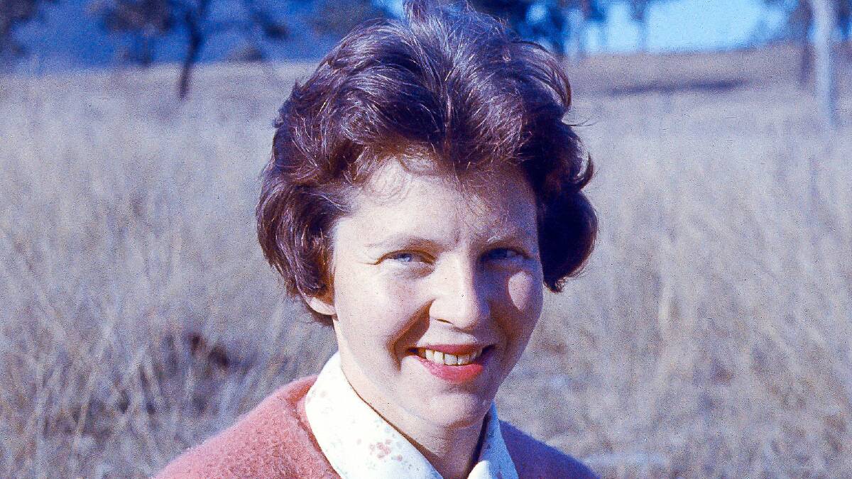 COMMUNITY STALWART: A young Margaret Tasker in the countryside outside Muswellbrook