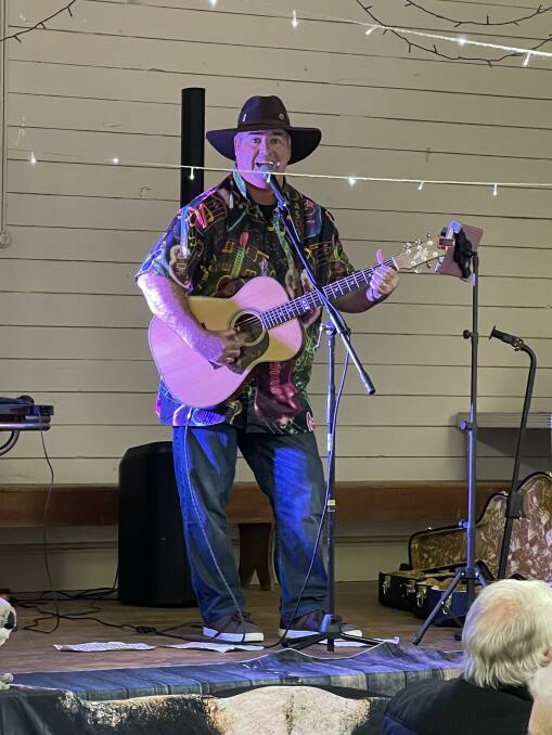 BUSH BASH: Musician Jason Carruthers belted out some tunes at the Bunnan Hall Crawl on Saturday, May 21. Picture: Supplied