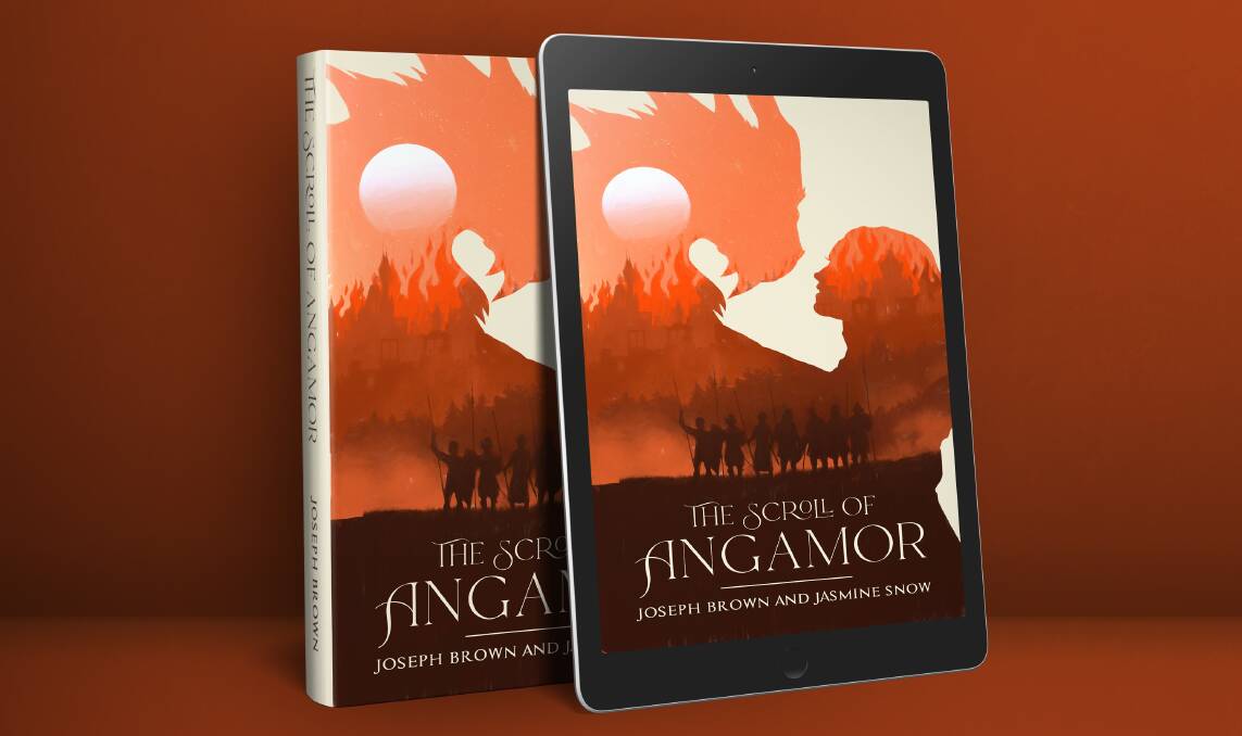 COVER: The Scroll of Angamor is available through Amazon in both eBook and paperback form. 