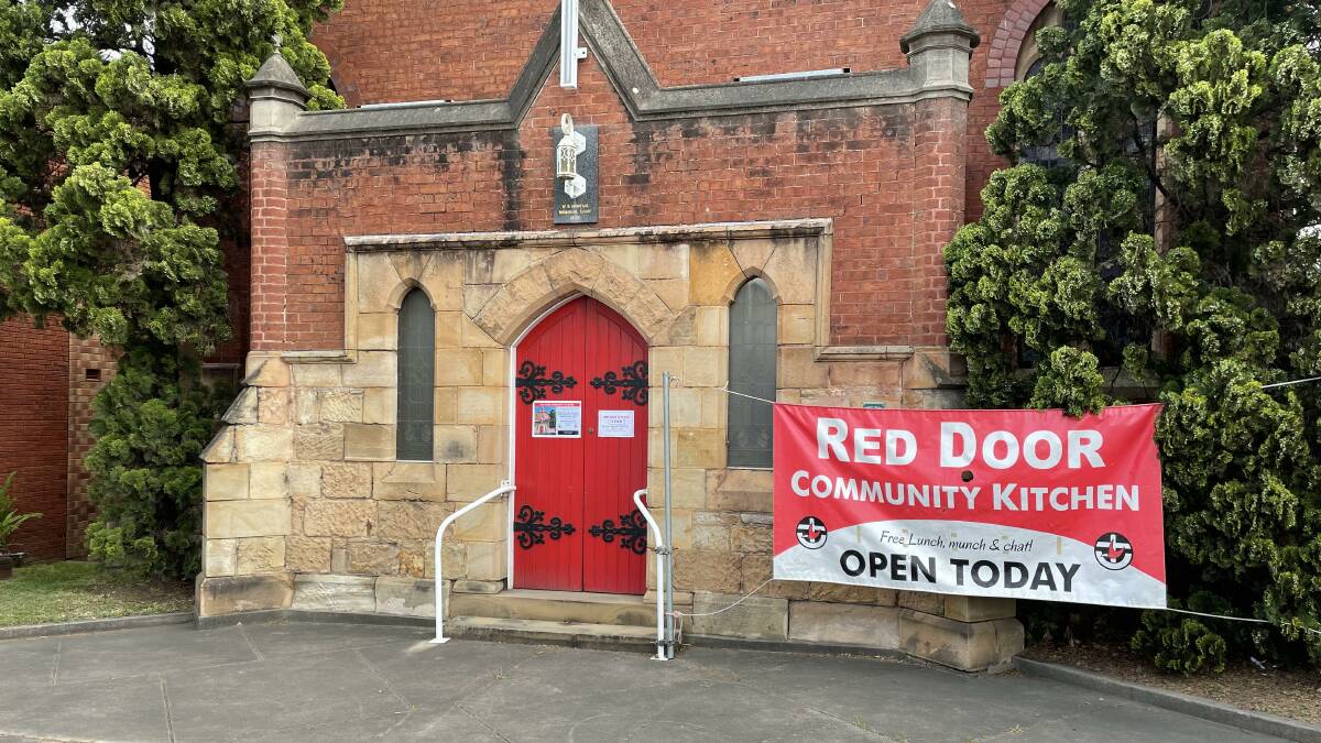 RED DOOR: The Red Door Community Kitchen operates from the Uniting Church at 114 Bridge St, Muswellbrook. Photo: Mathew Perry